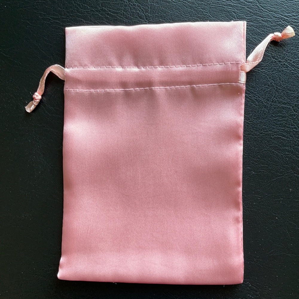 New Pink Satin Drawstring Pouch Party Favor Gift Bags (20 count)
